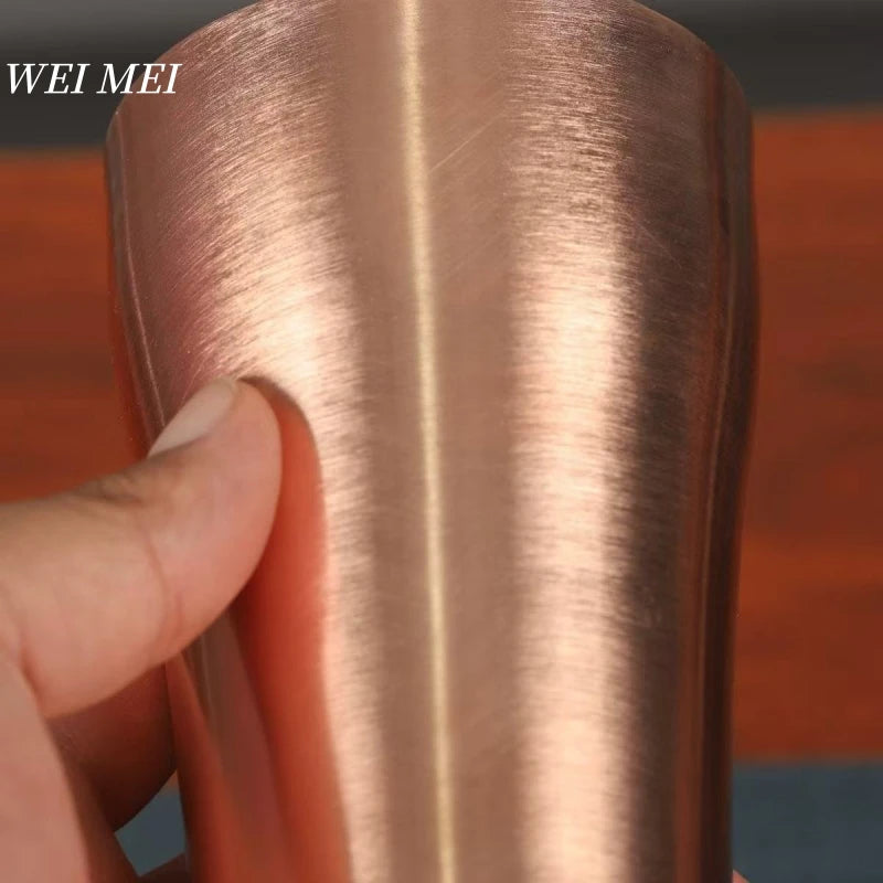 Vintage Copper Breakfast Coffee Cup,Handcrafted Thickened Smooth Surface Moscow Water Mule 400 ml Juice Mug,Tea Cup Tableware
