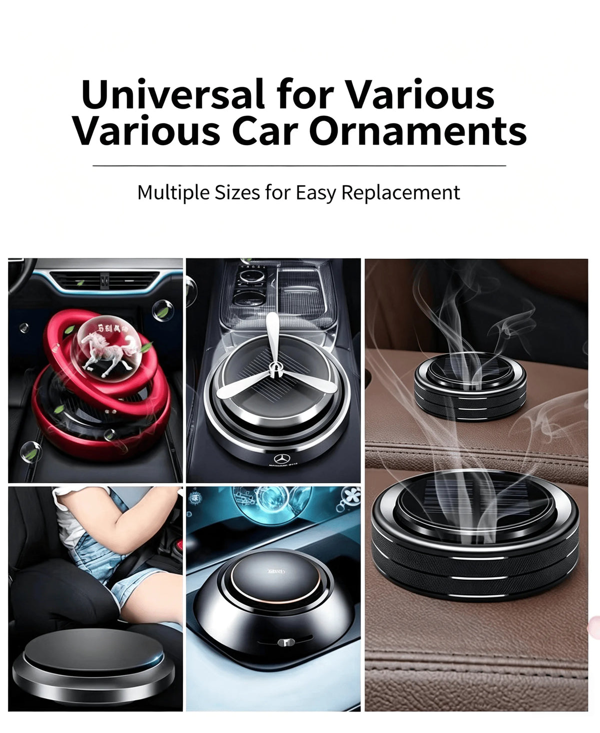 Car Air Freshener Essential Oil Refill Auto Perfume Diffuser Fragrance Dropper Bottle Long Lasting Scent Lemon Cologne Osmanthus