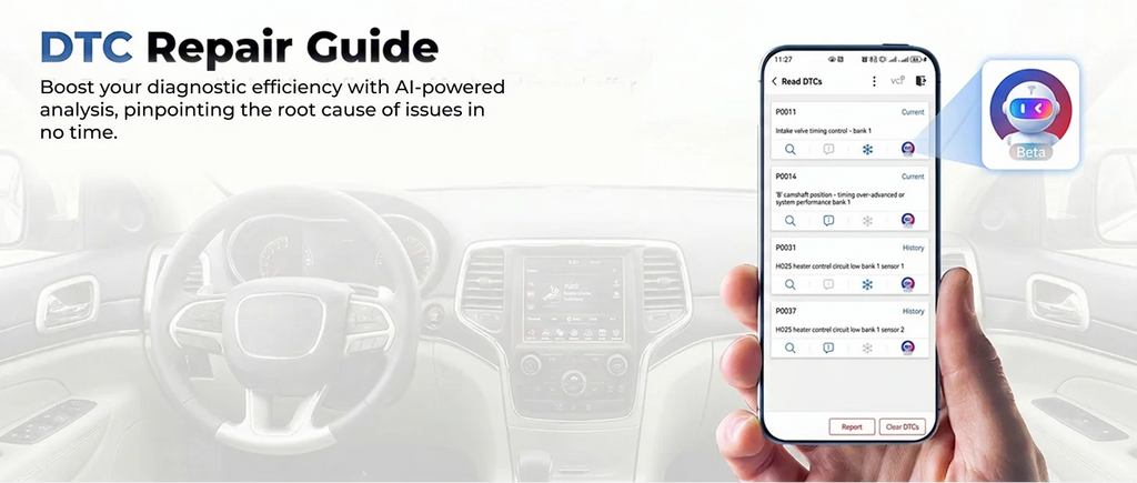 TOPDON TopScan Lite Scanner Smart Diagnostic Tool DTC Repair Guide Bluetooth OBD2 Code Reader Full System Active Test