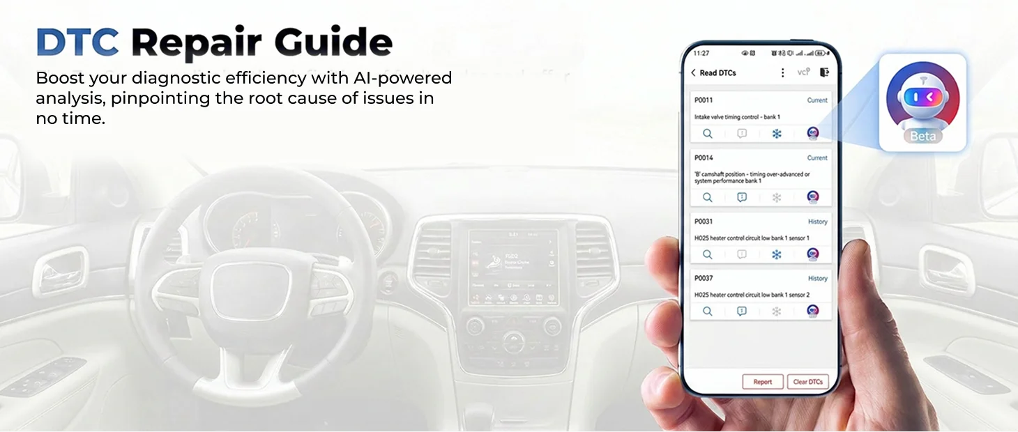 TOPDON TopScan Lite Scanner Smart Diagnostic Tool DTC Repair Guide Bluetooth OBD2 Code Reader Full System Active Test