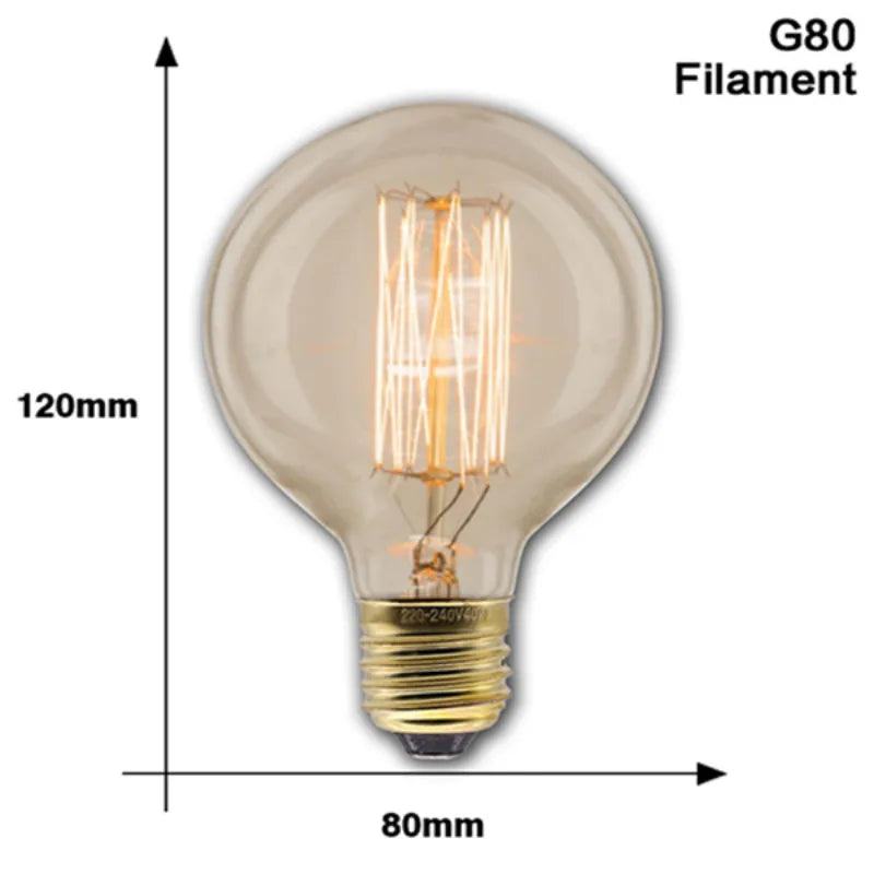 Edison Incandescent Lights Bulbs Retro Edison Lamps Bulb E27 220V/110V 40W Halloween Bedroom Decoration Edison Christmas Bulbs