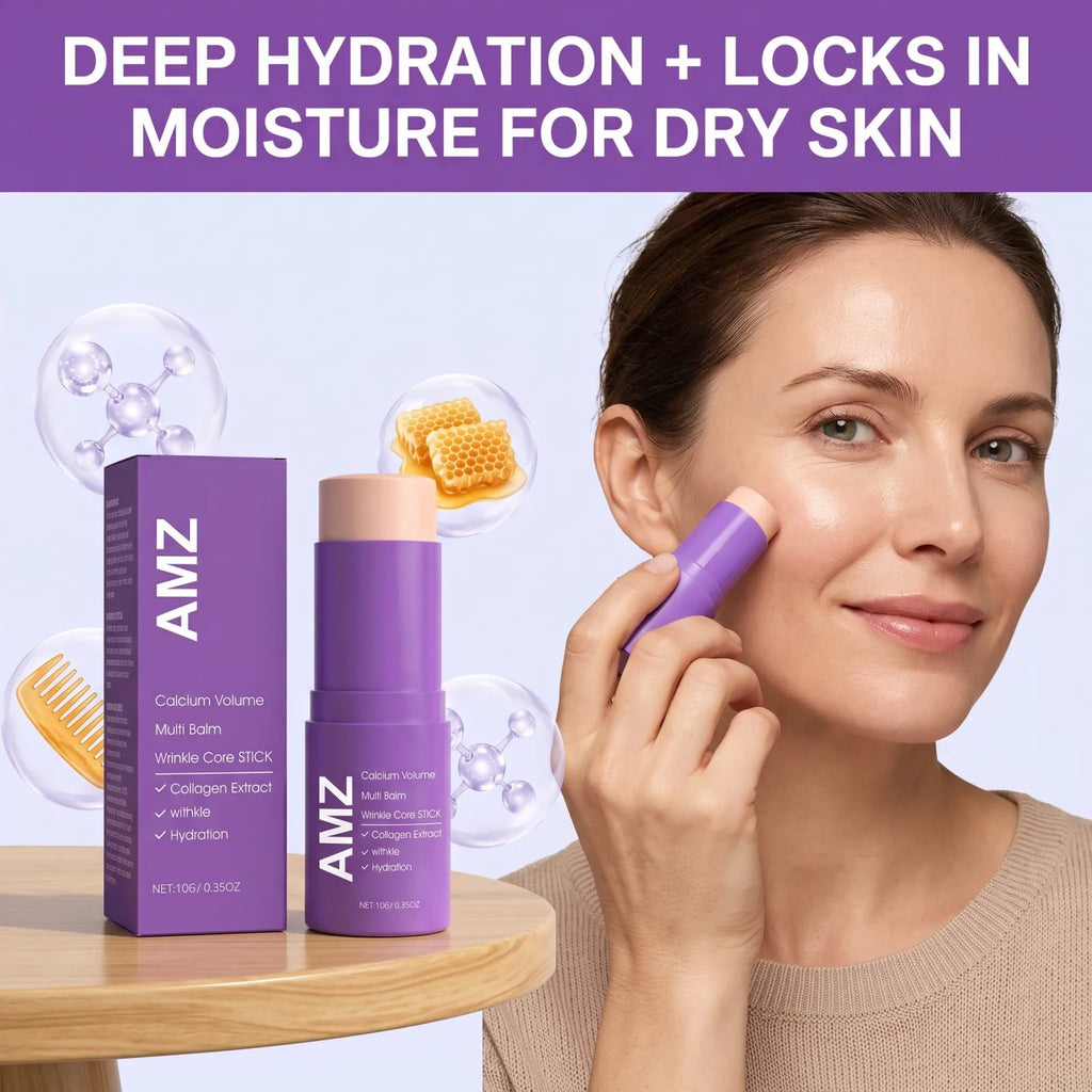 PDRN Calcium Volume Multi Balm Korean Anti-Oxidant Formula for Face, Eyes & Neck Hydrating, Firming Skin Treatment with Collagen