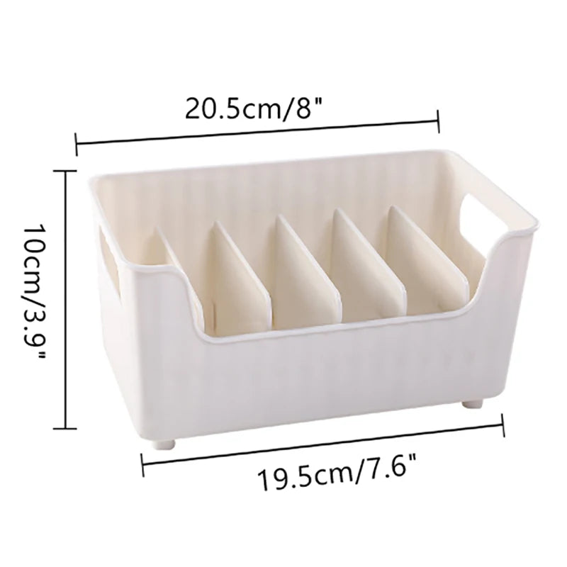 Plastic Food Packet Organizer Bins for Kitchen Drawer Storage Snack Bags Sugar Packets Dividers Fridge Cabinet Seasoning Holders