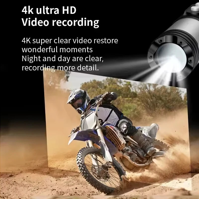 4K Ultra HD Camera Outdoor Hunting Camera Anti Shake Sport DV WiFi Motorcycle Bike Helmet Camera Action Cam Waterproof Bodycam