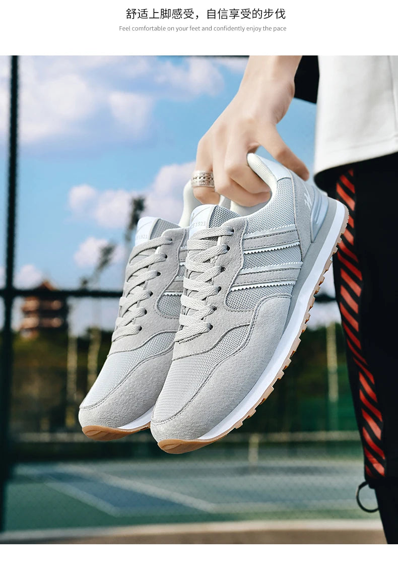 Double Star Men's Retro Running Shoes 2026 April May Breathable Mesh Casual Sneakers VintageClassicLightweightWalkingShoesforMen