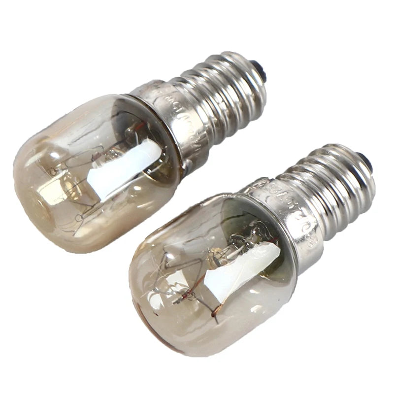 Oven Light 25W High Temperature Resistant 300 Degree Oven Microwave Oven Bulb Salt Lamp E14 Small Screw Mouth