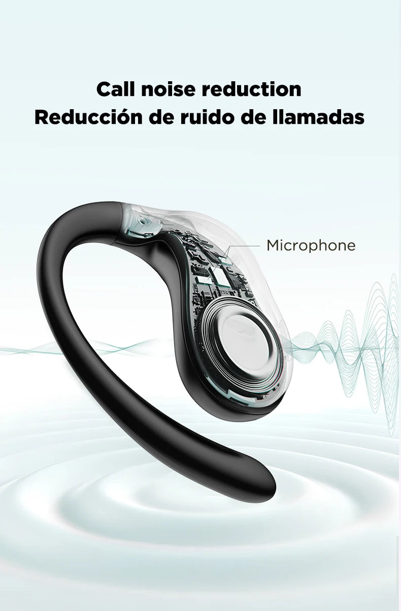 Bluetooth Wireless Headset HTC NE19 Open Ear Sports Earbuds Strong Bass Waterproof Ear Hook Stereo Bluetooth Auricles Choice