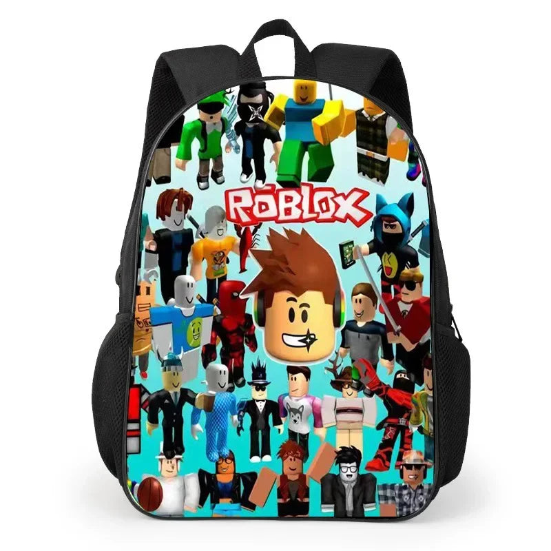 Robloxs Cartoon Peripheral Backpack for Students  Bags Teens Daily Backpack Travel Rucksacks Daily Necessities