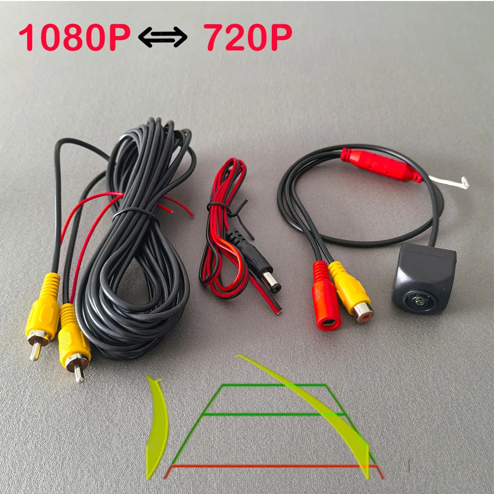 AHD Car Rear View Camera 12V Night Vision Backup Parking Reverse Camera Waterproof HD Color Image Video Vehicle Camera