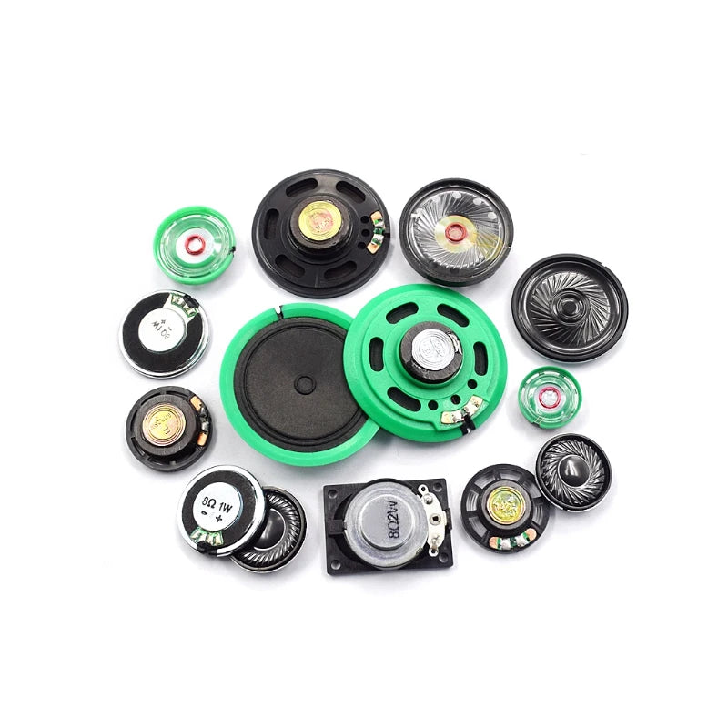 2PCS 13mm 15mm 16mm 18mm 18 20 23 26 28 30 MM Mini Speaker Round Runway Loudspeaker 8Ohm 0.5W For MP4 Toys Cellphone Small Audio