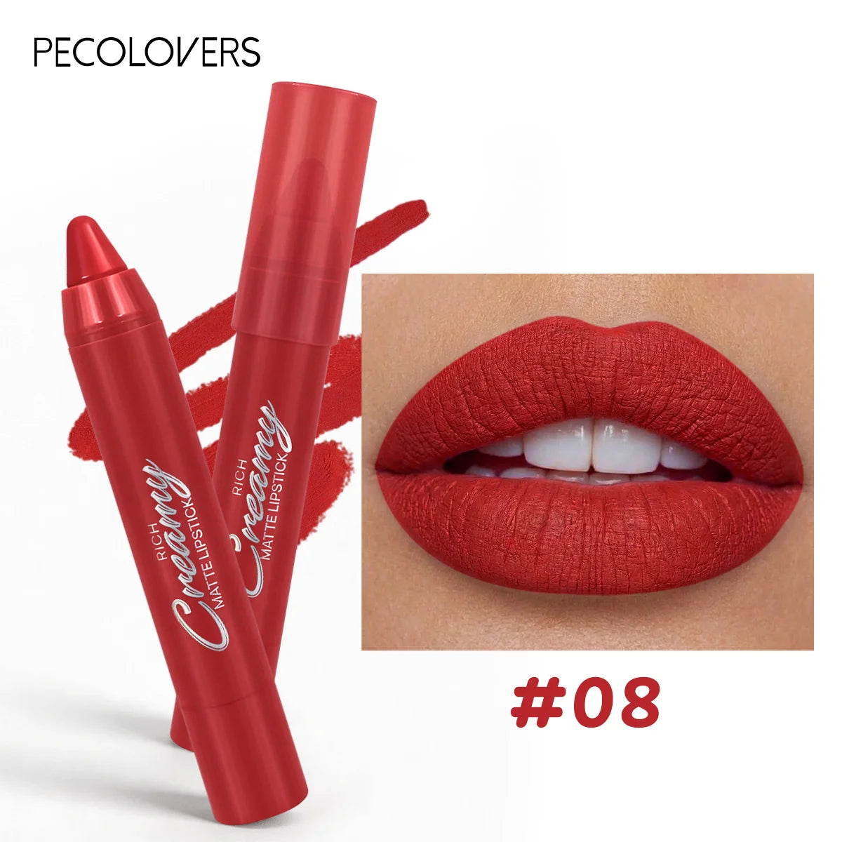 6PCS/SET Creamy Matte Lipstick Kit, 6 Versatile Everyday Lip Shades, Silky Smudge-Proof Lip Crayon, Smooth Glide-On Application, Lightweight Comfortable Wear, Travel-Friendly Beauty Essentials