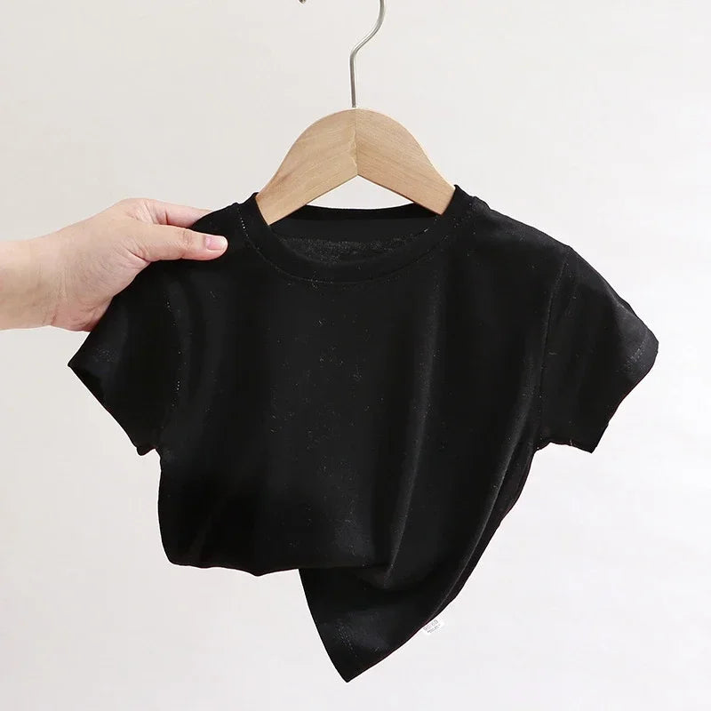 Kids’ Short-Sleeve Cotton-Blend T-Shirt