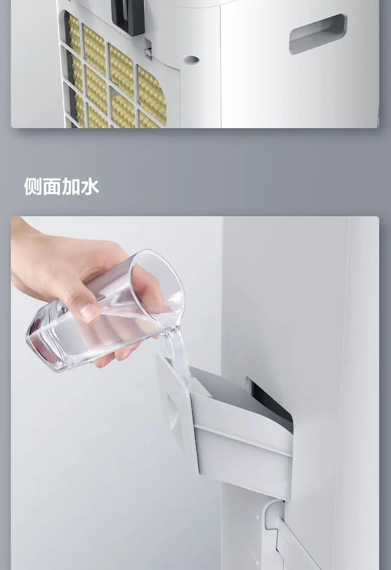 Air conditioning fan water cooling 60L mobile remote control office home commercial industrial humidification