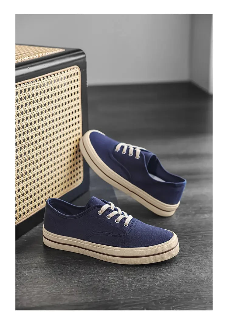 YUYIN 2026 New Men Vulcanized Canvas Shoes Sneakers Comfort Light Student Trendy Casual Male Daily Outdoor Walking Footwear