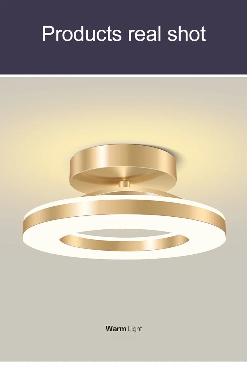 Nordic LED Ceiling Lamp Indoor Lighting Home Decoretion for Bedroom Dining Table Living Room Balcony Corridor Ceiling Light