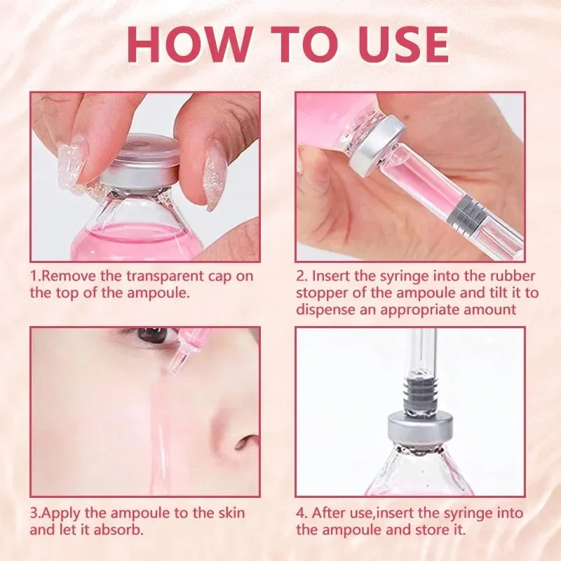 PDRN Stem Cell Ampoule Serum Collagen Anti-Aging Moisturizing Firming Brightening Reduce Fine Lines Facial Skin Care