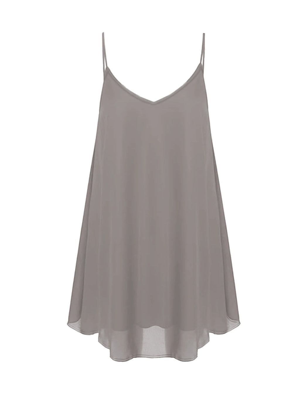 Plus Size Ladies Backless Cami Dress V-Neck Spaghetti Casual Beach Short Dresses