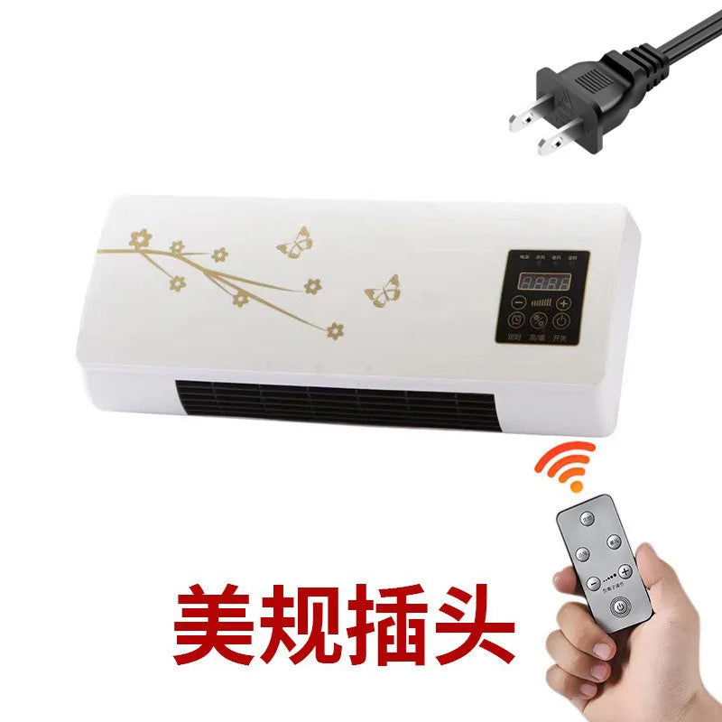 Heater 110V220V, European, Australian and American standards Warm air Wall-mounted electric heater Household bathroom Bedroom