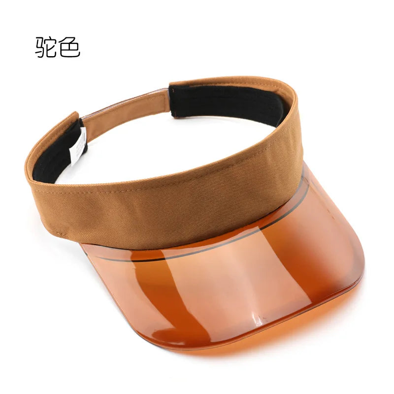 Women's open-top hat, Japanese and Korean style, sun protection, no-top sun hat for outdoor sports