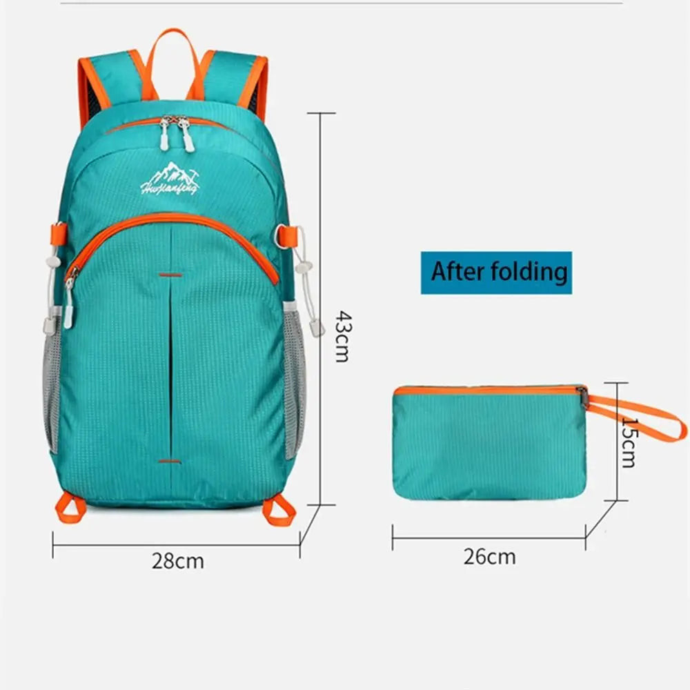Large Capacity Foldable Backpack Folding Waterproof Outdoor Mountain Bag Travel Storage Bags Sports Knapsack Climb Bag Outdoor