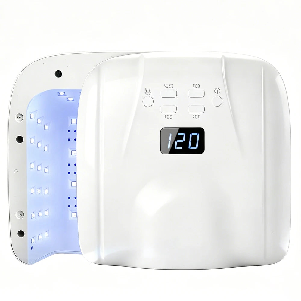 2 IN 1 Nail Lamp Single Toe Single Finger Gel Nail Curing Lamp Full Hand Fast Drying LED Light Nail Dryer Auto Sensor Dual Lamp