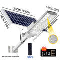 Solar Light High-Power 6500K LED Dusk to Dawn Waterproof LED Solar Street Light Backyard Street Lamps Security Flood Lighting