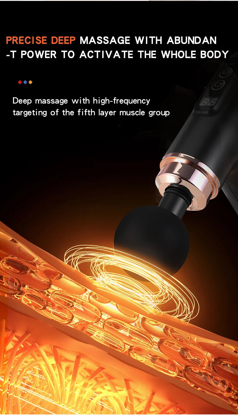 Multi-functional Fitness Massager Gun Abdominal Waist Leg Shaker Machine Fat Pusher for Body Muscle Relaxation Fascia Gun