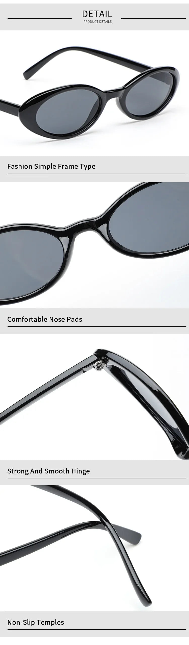 Vintage Oval Sunglasses 2025 Men Luxury Brand Designer Small Oval Sun Glasses Retro Fashion Women Sun Glasses Oculus