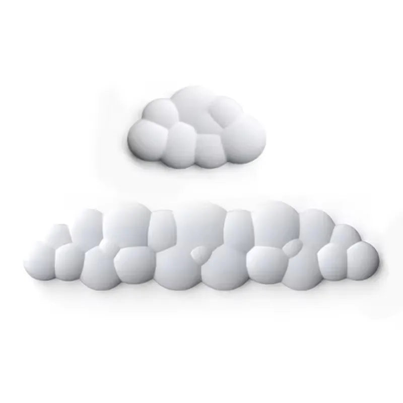 Cloud Shape Wrist Rest Pad Soft PU Material Memory Foam Anti-Slip Desktop Office Gamer Mouse Wrist Rest Pad