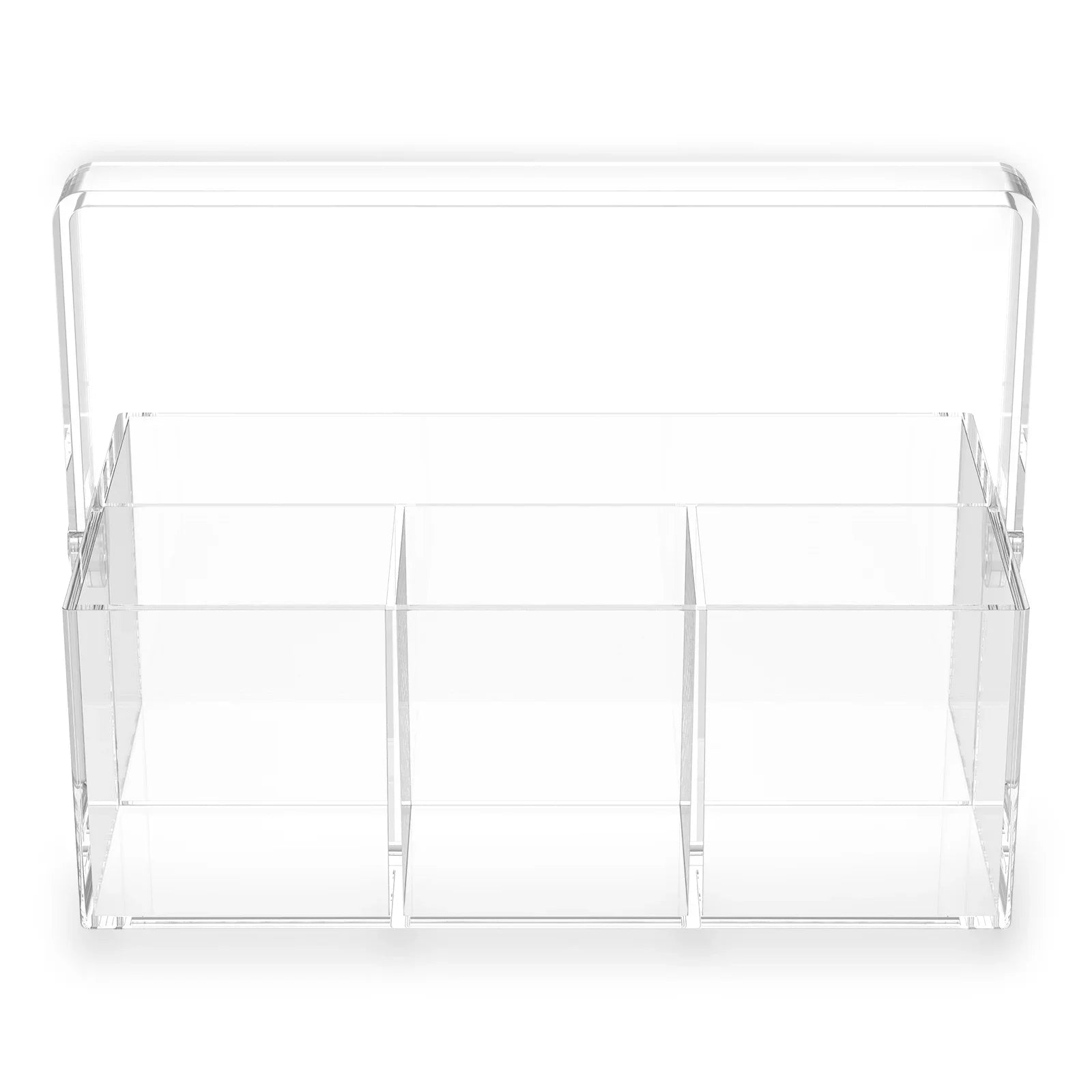 4 Grids Acrylic kitchen cutlery organizerTableware Plates Cutlery holder with Handle Multipurpose
Cosmetics stationery organizer