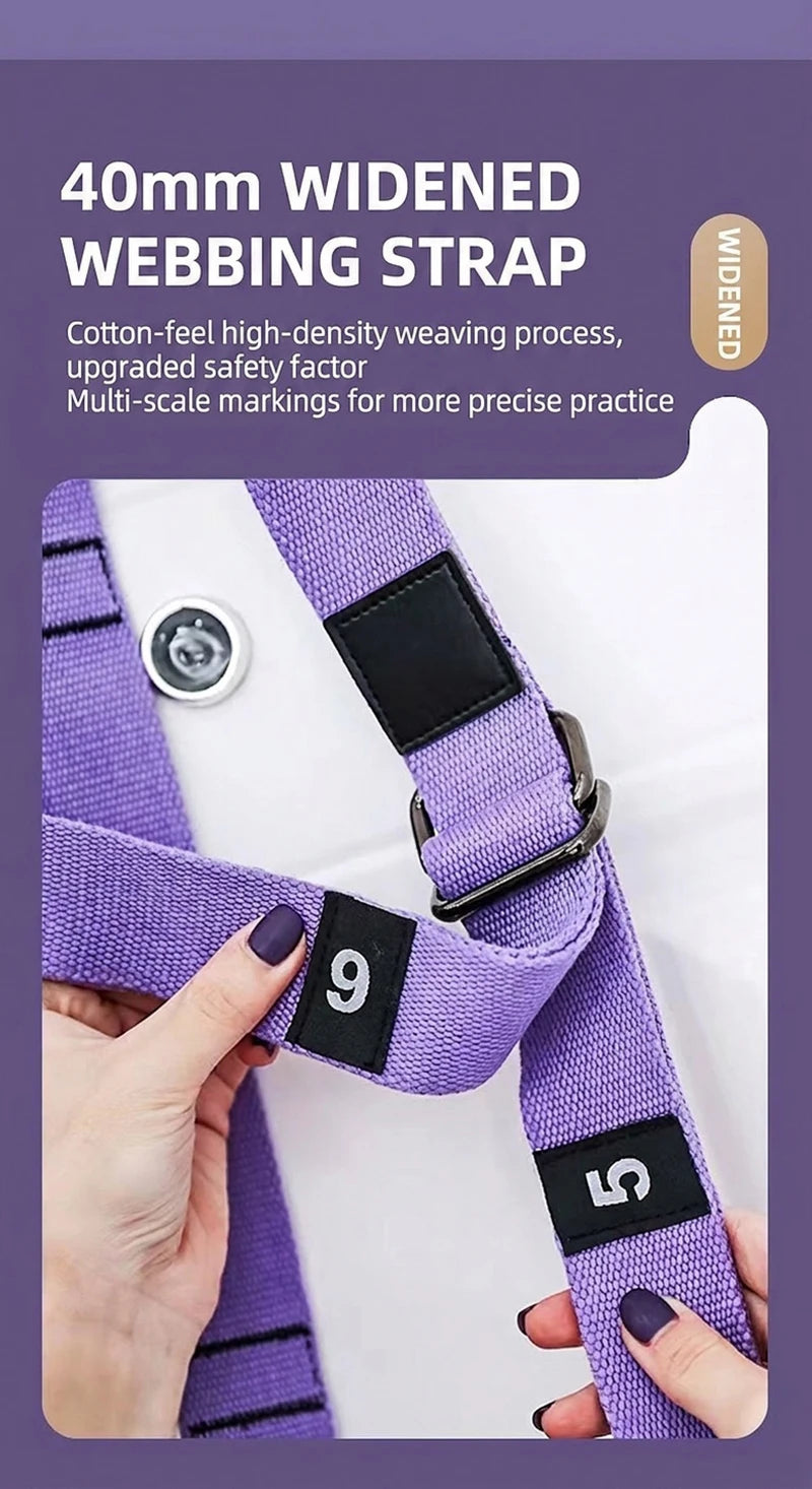 Hanging Rope For Aerial Yoga No-Drill Portable Lower Back Trainer Stretching Band Elastic Rope Dance Training Fitness Equipment