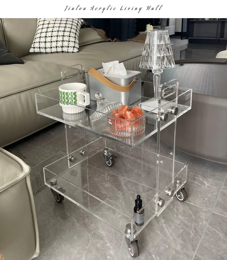 Modern Aesthetic Coffee Tables Acrylic Design Unique Minimalist Coffee Tables Small Flexible Muebles Para El Hogar Accessories