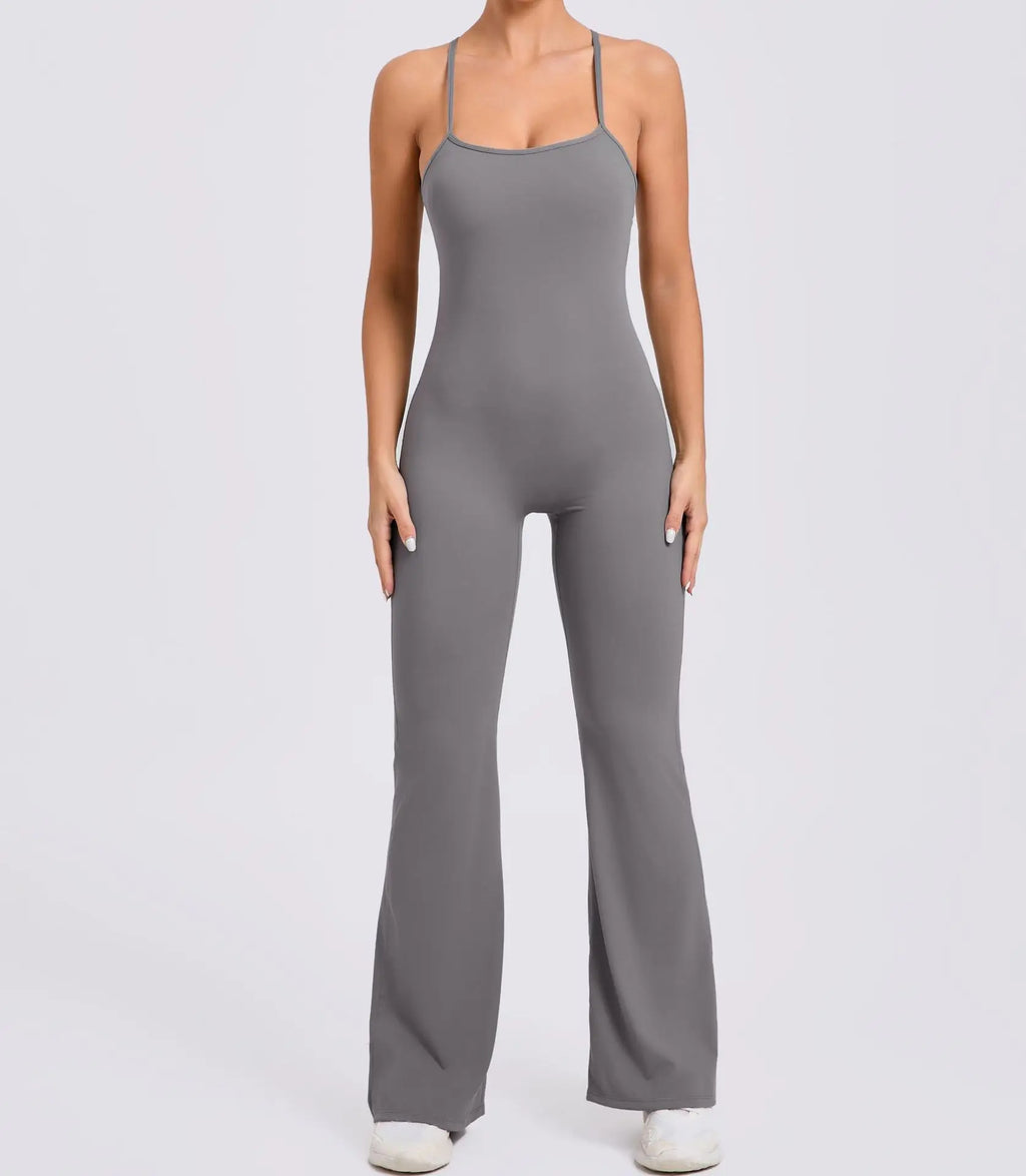 Female Sexy Back V Gym Set Woman Training Yoga Suit Wide Leg Sportswear Woman Sports Suit Clothes Fitness Elastic Training Suits