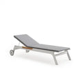 & Modern Outdoor Patio Sun Loungers Villa Portable Beach Pool Lounger Aluminum Sunbed for Hotel Resort