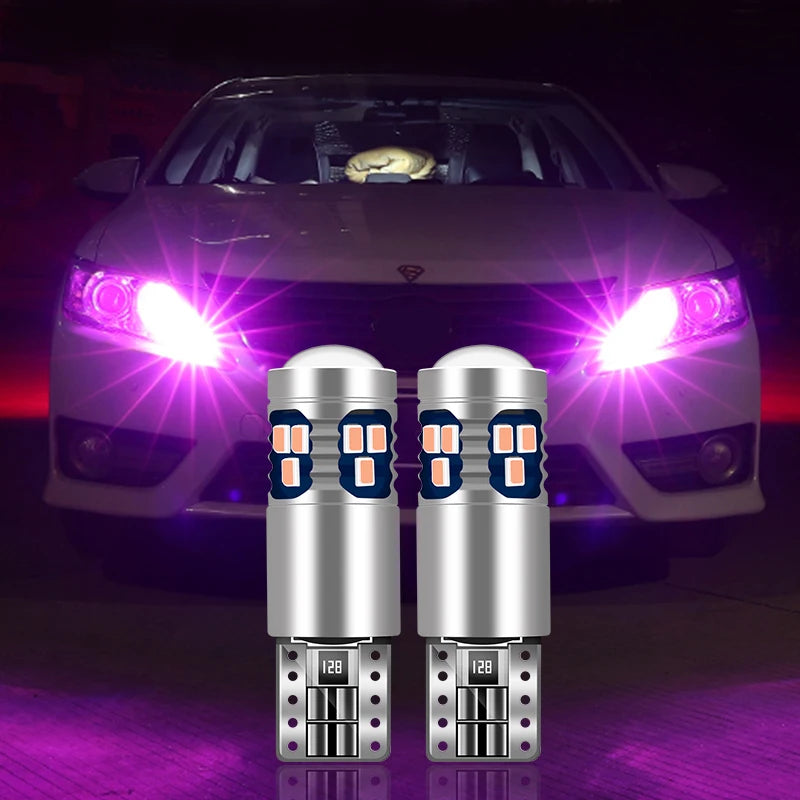 For Audi A1 8X A3 S3 8L 8P 8V A4 S4 B6 B7 B8 B9 A5 A6 S6 C5 C6 C7 C8 A7 TT 8N 8J 2PCS T10 Car Led Light Parking Position Lamps
