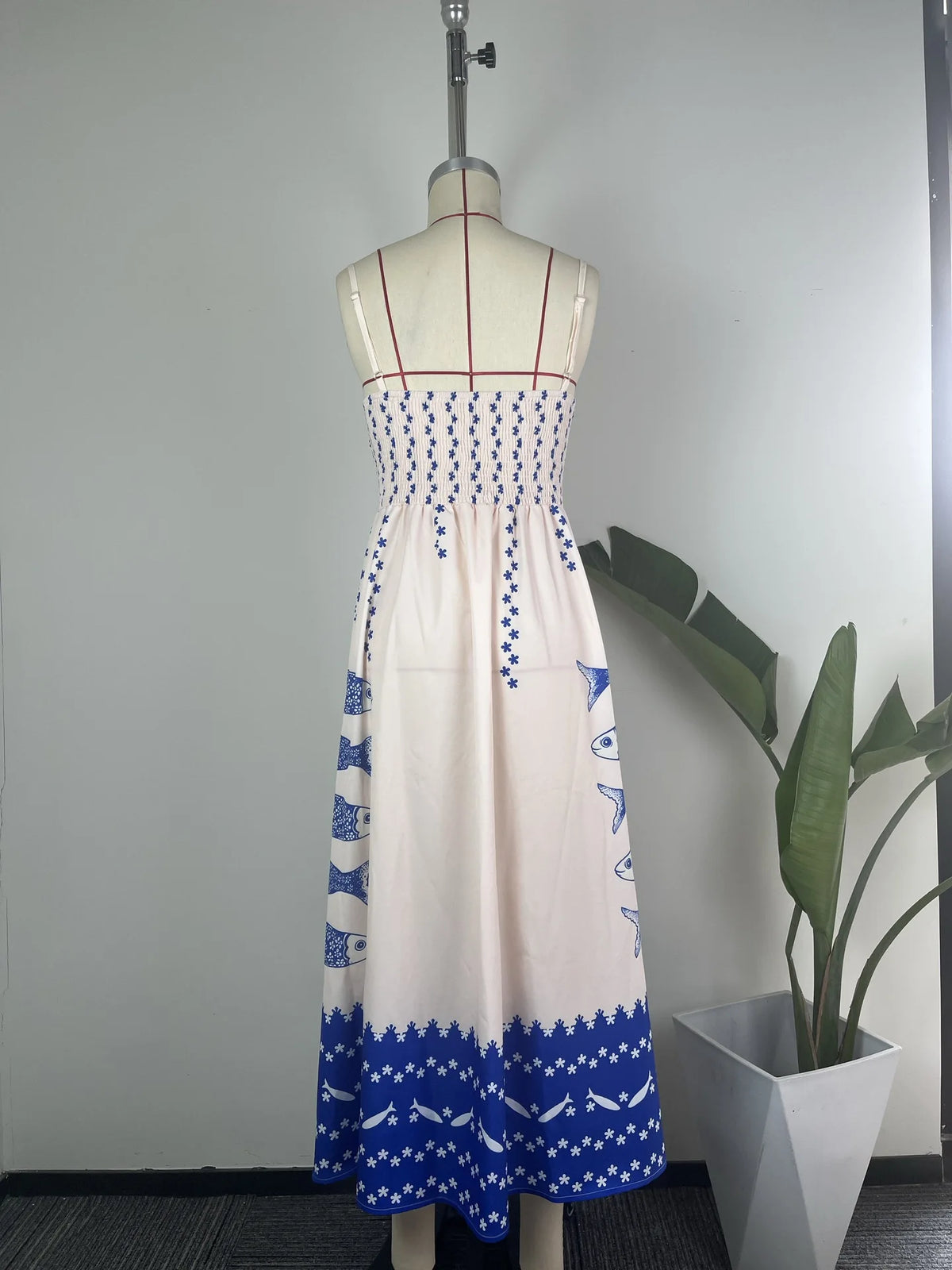Summer U-neck Casual Female Vintage Elegant Spaghetti Strap Dress Women Elegant Solid Sleeveless A-line Midi Women's Dresses