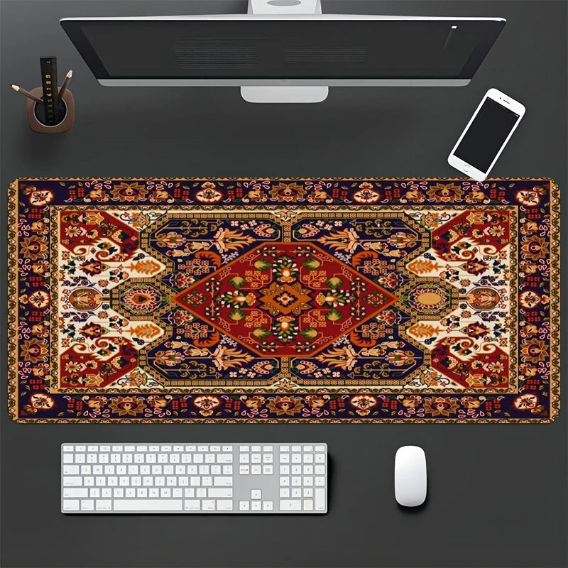 Oversized Persian carpet style multi-model gaming mouse pad PC Player Rubber keyboard office accessories cushion carpet mat rug