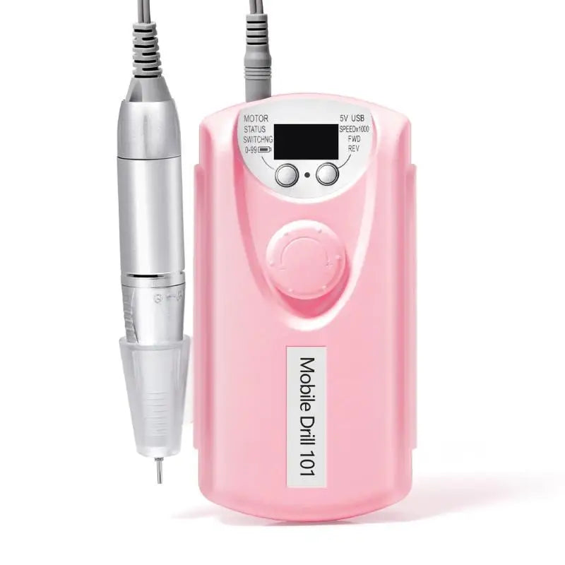 35000 RPM Rechargeable Nail Drill Machine Professional Portable Electric Manicure File For Nails Gel Polish Remove Grinding