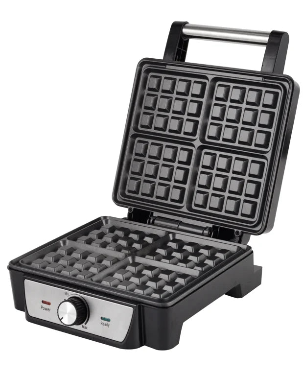 Electric four-piece Belgian waffle maker, detachable waffle maker