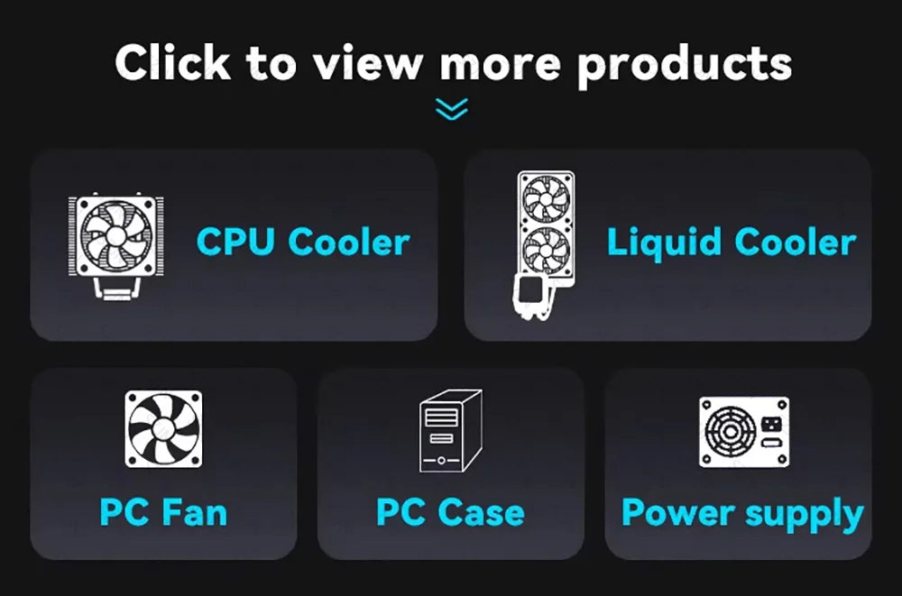Liquid Cooler 120/240/360 ARGB CPU Cooler Computer Fan CPU AIO Water Cooler Support Intel&AMD Efficient PWM-Controlled Pump