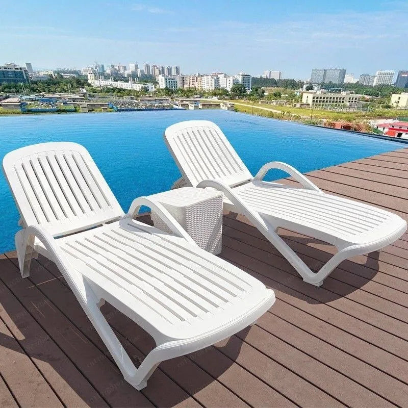 Outdoor Swimming Pool Beach Lounger Homestay Indoor Bath Hot Spring Hotel Clubhouse Lounger