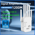 KATORD 1200Mbps Wireless WiFi Repeater 2.4G&5G Signal Router 802.11N Long Range Wireless WiFi Extender Amplifier WIFI Booster
