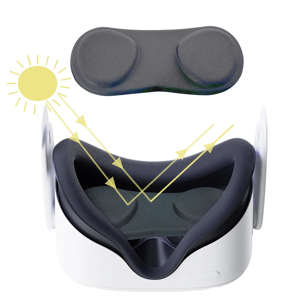 Lens Protective Cover Anti-Scratch Dustproof Lens Case VR Lens Protector for Meta Quest 3S/3/2/Pico4 Ultra VR Lens