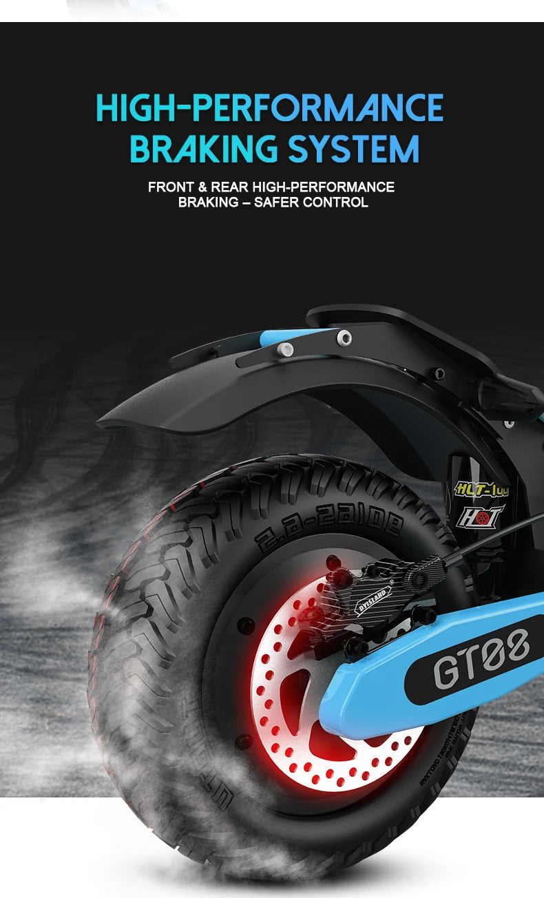 5600W Adult Electric Scooter Dual Motor Top Speed Sport Folding E-Scooter with Detachable Seat