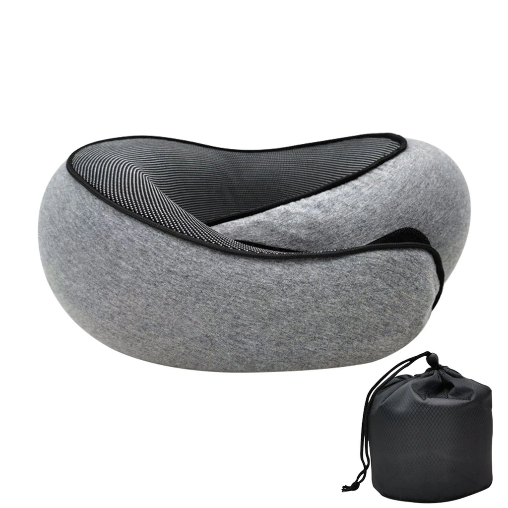 Portable U-shaped Pillow Memory Foam Snail Pillow Soft Noon Break Sleep Pillows Travel Neck Support Travel Neck Pillow