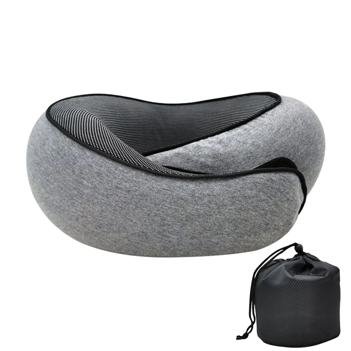 Portable U-shaped Pillow Memory Foam Snail Pillow Soft Noon Break Sleep Pillows Travel Neck Support Travel Neck Pillow