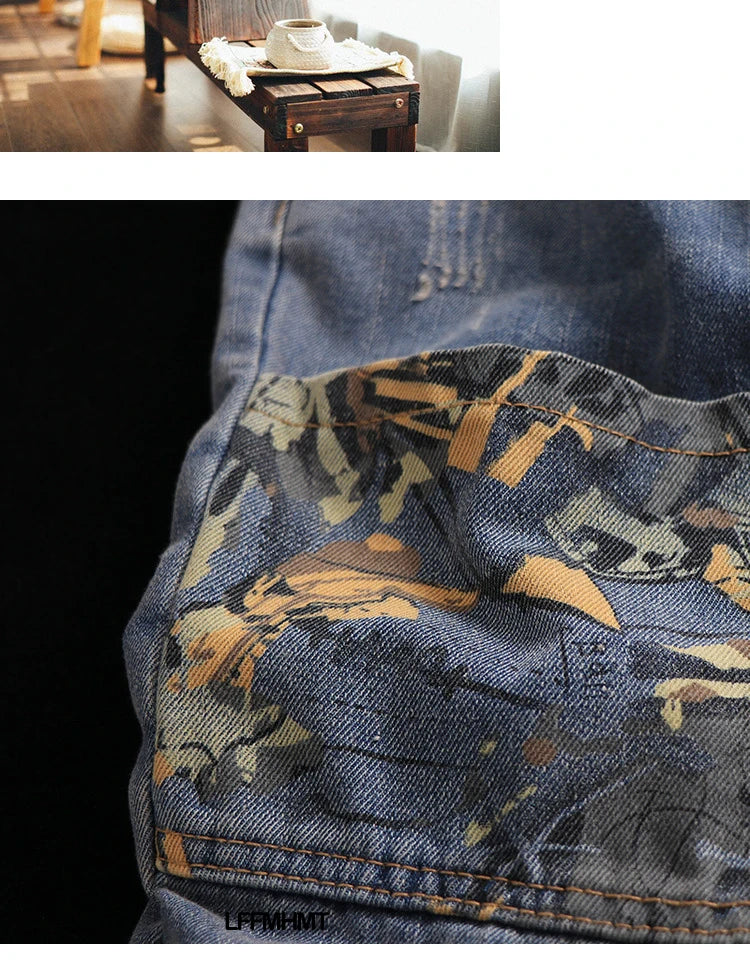 Women's Casual Boyfriend Baggy Jeans Fashion Vintage Style Patchwork Streetwear Female Denim Pants Loose Versatile Harem Trouser