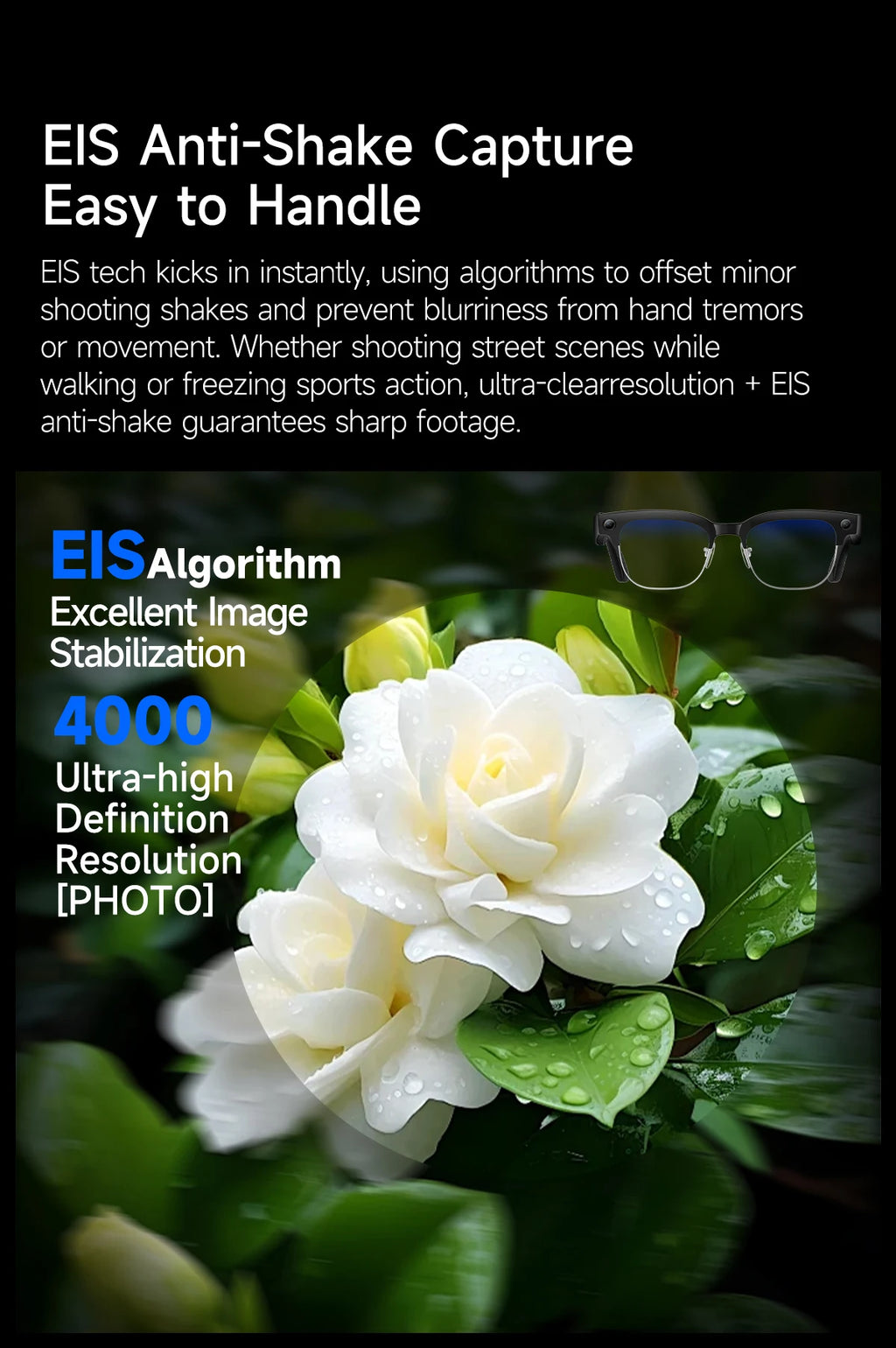 2026 New 4K HD 800W Camera Smart AI Glasses Video Photo Recognition AI Translation Chat GPT Hands-Free Calling Smart Sunglasses