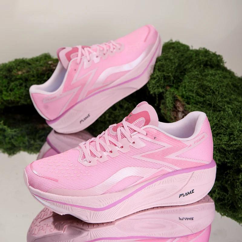 Thick Sole Running Shoes Wide Width Maximum Cushioning Breathable Lightweight Non Slip for Men Women Jogging Marathon