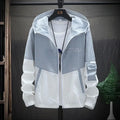 Men's Sun Protection Clothes Jackets Motorcycle Summer Ultra-thin Windproof Ice Silk Windbreaker Male UV Resistant Jacket Coats
